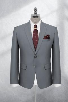 Bộ Suit Xám Chấm Bi Classic Fit TGS354
